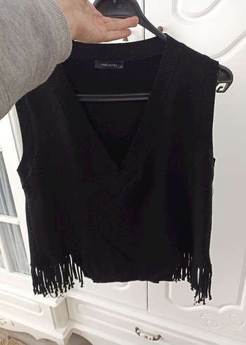 püsküllü süveter - Görsel 6