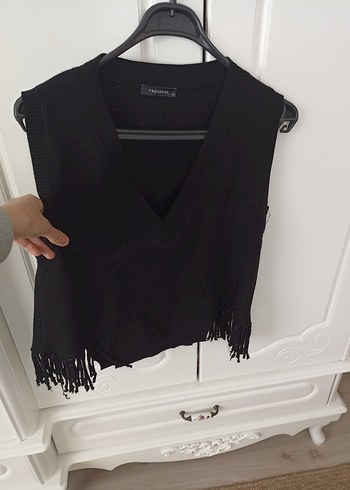 püsküllü süveter - Görsel 5