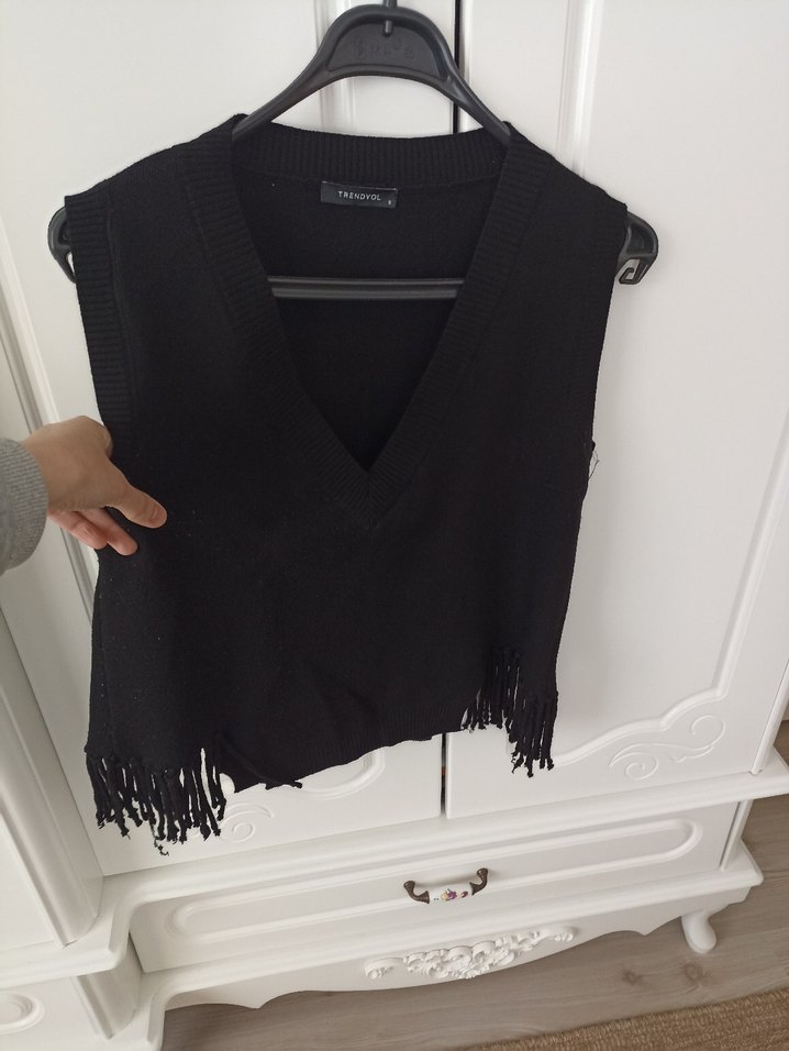 püsküllü süveter - Görsel 5