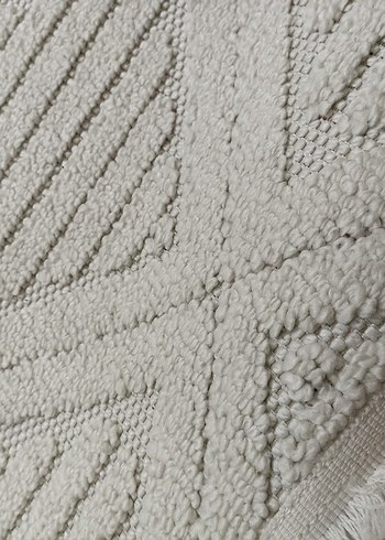 Beyaz Modern Halı İskandinav tarzı - Görsel 4