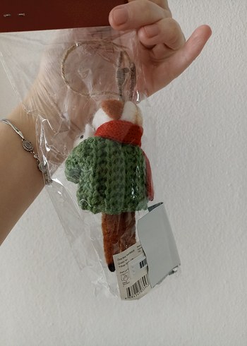 Renkli Yılbaşı Geyik Peluş ağaç süsü - Görsel 4