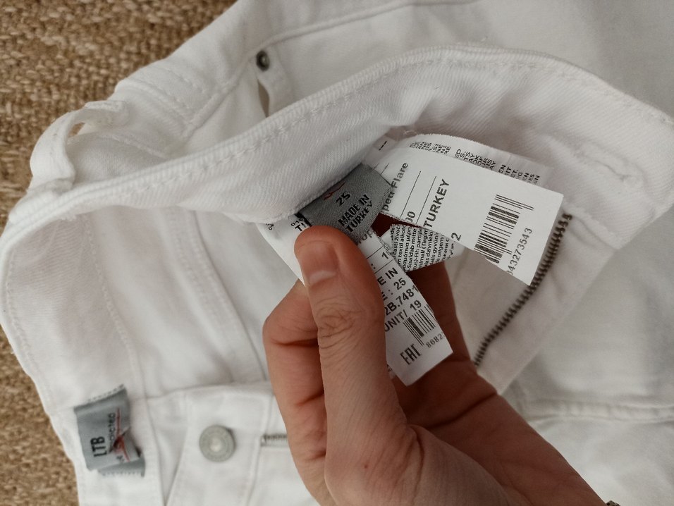 flare paça pantolon 25 beden - Görsel 4