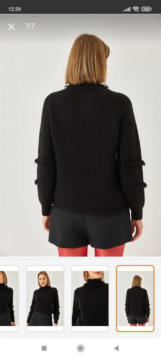 şık tasarım kazak - Görsel 4