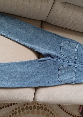 Kızlar için pembe bağcıklı kot tulum - Görsel 3