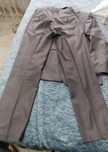 Gri Erkek Regular Fit Takım Elbise - Görsel 4