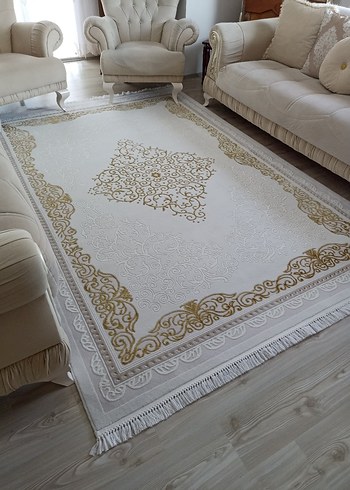 Beden sarı Renk 6mk salon halısı Dinarsu marka