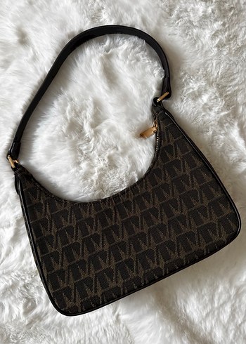 Kahverengi Baskılı Kadın Omuz Çantası - Görsel 2