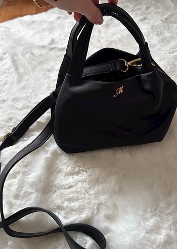 Siyah İşlemeli Kadın El Çantası - Görsel 3