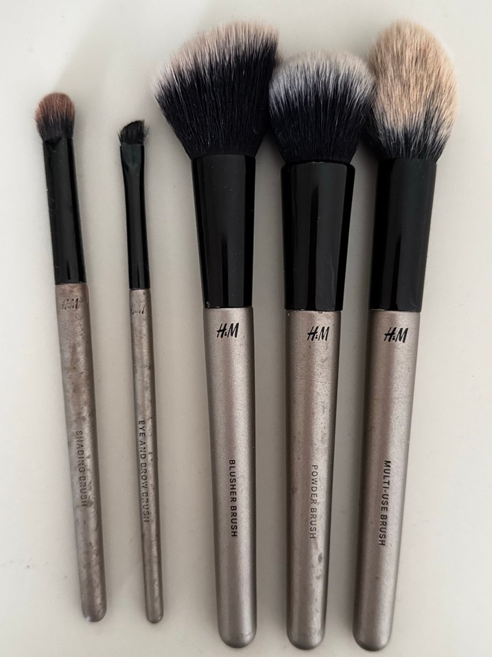 Gri H&M Makyaj Fırça Seti - Görsel 3