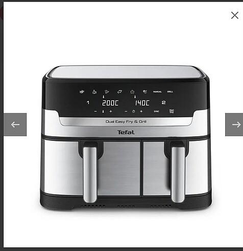 5 yıl garantili Tefal airfryer 8.3LT
