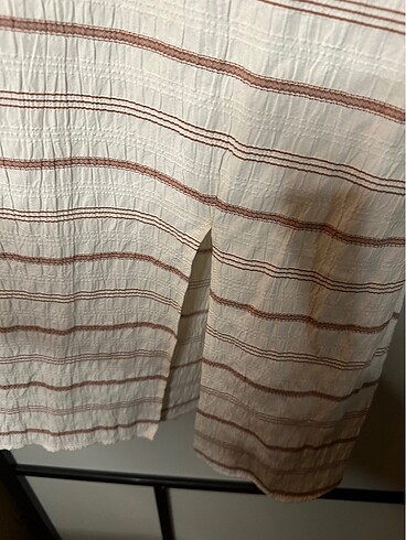 Keten  Karışımlı Elbise - Görsel 4