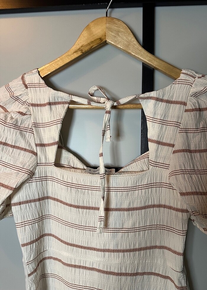 Keten  Karışımlı Elbise - Görsel 2