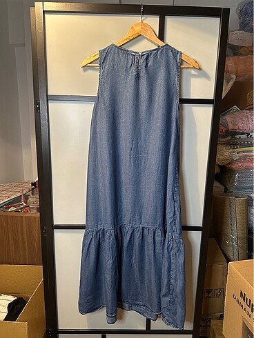 LCW Tencel kumaş Kot elbise - Görsel 5