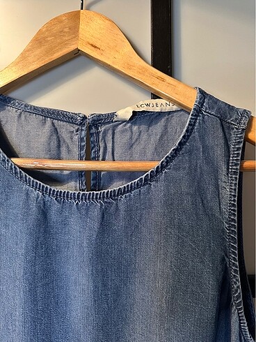 LCW Tencel kumaş Kot elbise - Görsel 7