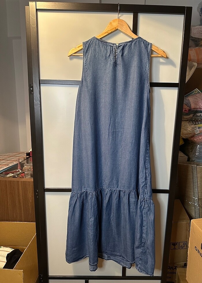 LCW Tencel kumaş Kot elbise - Görsel 5