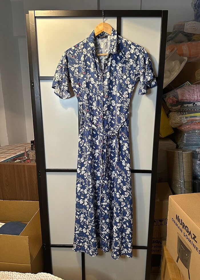 Gömlek Elbise - Görsel 2