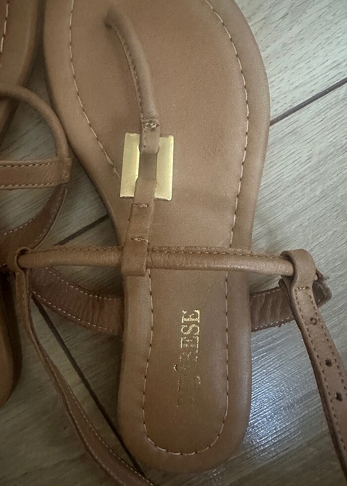 Divarese Deri Sandalet - Görsel 3