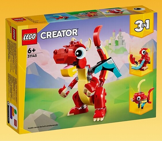 Lego 31145 Creator Kırmızı Ejderha