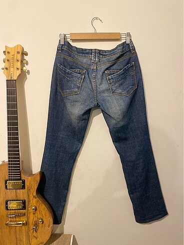 Diğer Vintage Kadın Düşük Bel Kot Pantolon