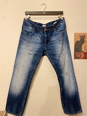 Erkek Yırtık Armani Jeans Pantolon