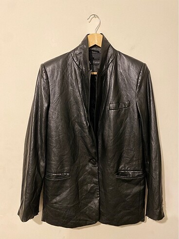 Zara imistasyon Deri Blazer