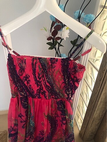 #pembe #yaz #kadın #elbise #şifon #zara