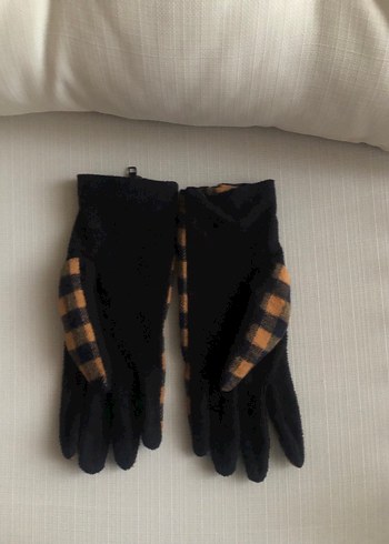 Fermuarlı Koyu Kahverengi Kadın Eldiveni - Görsel 3