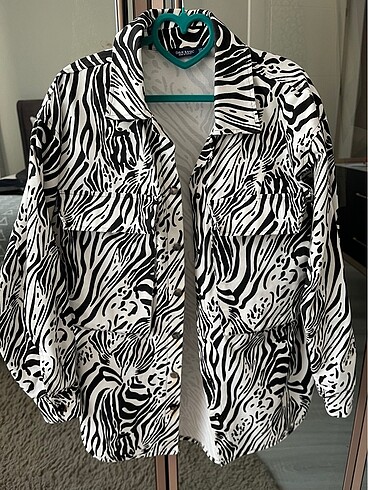 Zebra Desenli Ceket