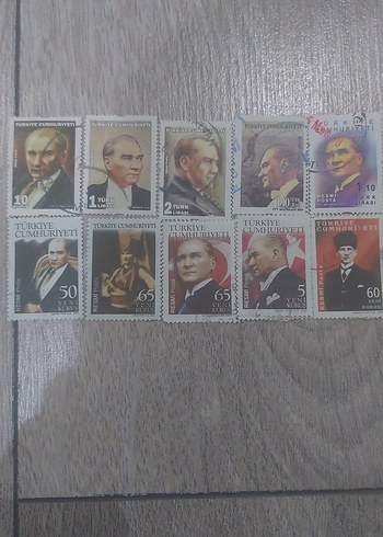 Atatürk Temalı Pul Koleksiyonu