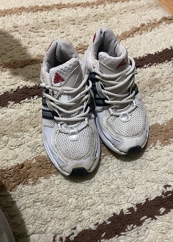 Erkek Beyaz Spor Ayakkabı Bağcıklı Düz Taban - Görsel 2