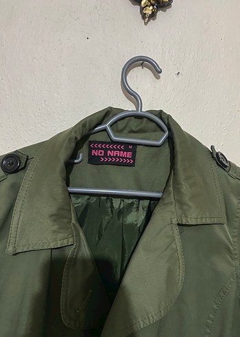 Haki Kadın Midi Trençkot - Görsel 3