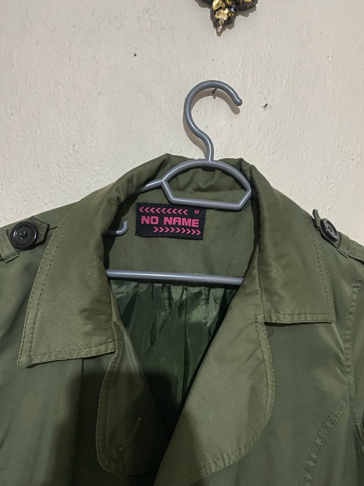 Haki Kadın Midi Trençkot - Görsel 3