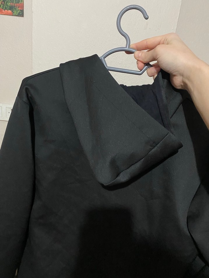 Siyah Fermuarlı Erkek Polar Ceket - Görsel 4