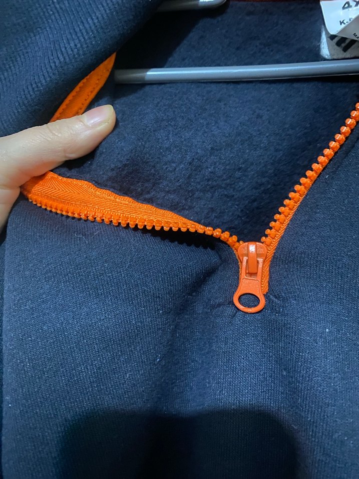 Erkek Lacivert Yarım Fermuarlı Yüksek Yaka Polar - Görsel 5