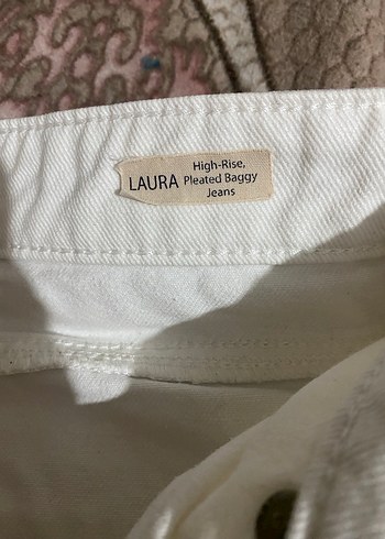 Beyaz Keten Regular Fit Erkek Pantolon - Görsel 4