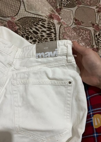 Beyaz Keten Regular Fit Erkek Pantolon - Görsel 3