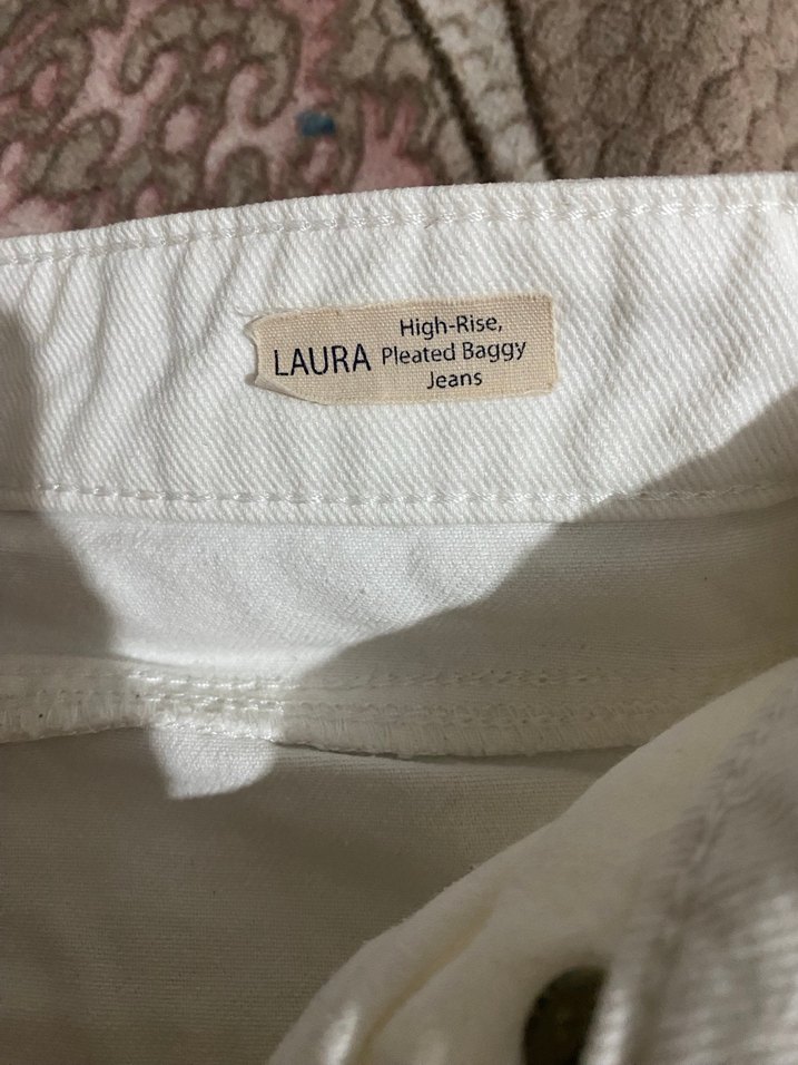 Beyaz Keten Regular Fit Erkek Pantolon - Görsel 4