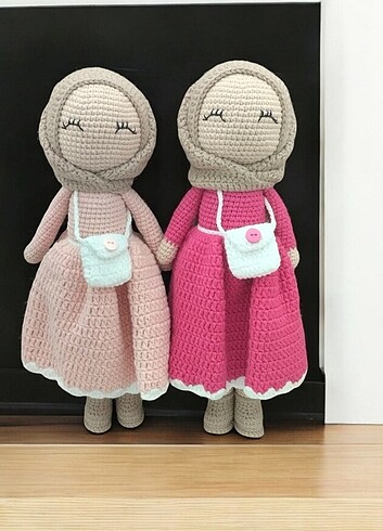  Beden Amigurumi tesettürlü bebek 