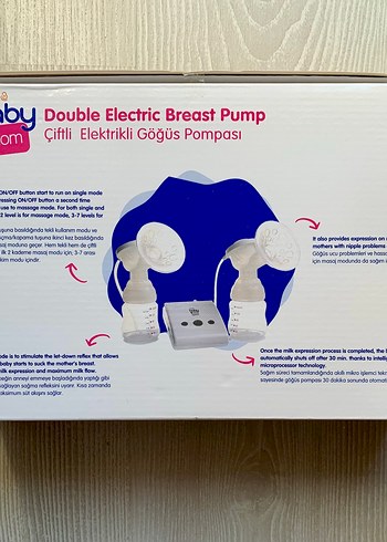 Çiftli Elektrikli Göğüs Pompası Beyaz - Görsel 8