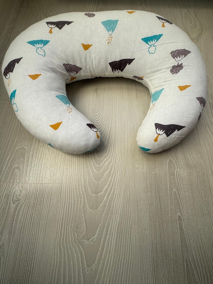 Desenli Pastel Emzirme ve Hamile Yastığı - Görsel 2