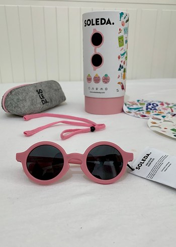 Soleda Pembe Çocuk Güneş Gözlüğü - Görsel 3