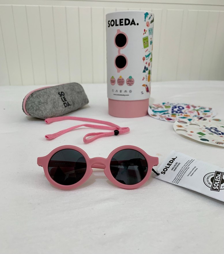 Soleda Pembe Çocuk Güneş Gözlüğü - Görsel 3