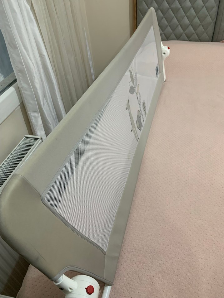 Kiwi Katlanabilir Güvenlik Yatağı 150 cm Gri - Görsel 2