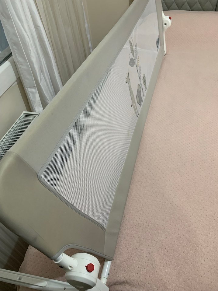 Kiwi Katlanabilir Güvenlik Yatağı 150 cm Gri - Görsel 3