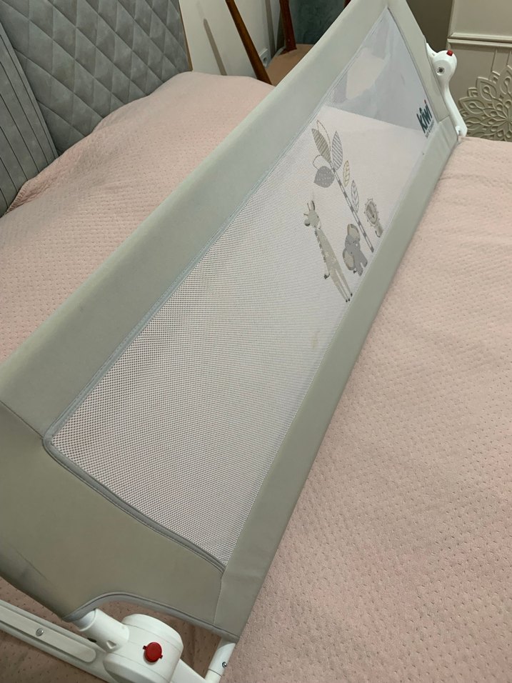 Kiwi Katlanabilir Güvenlik Yatağı 150 cm Gri - Görsel 4