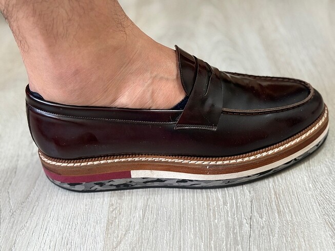 41 Beden Kemal tanca Bordo erkek ayakkabı