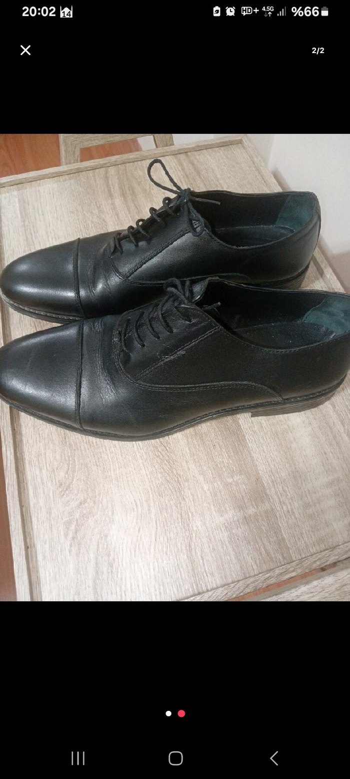 Siyah Erkek Klasik Ofis Ayakkabısı - Görsel 2