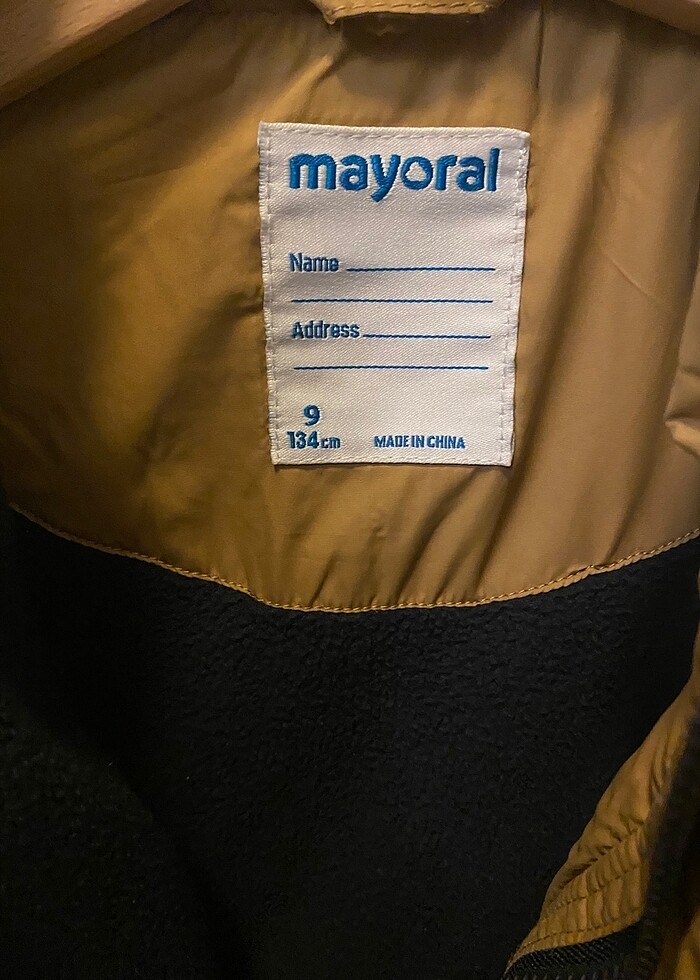 Mayoral marka srkek çocuk kaban - Görsel 4