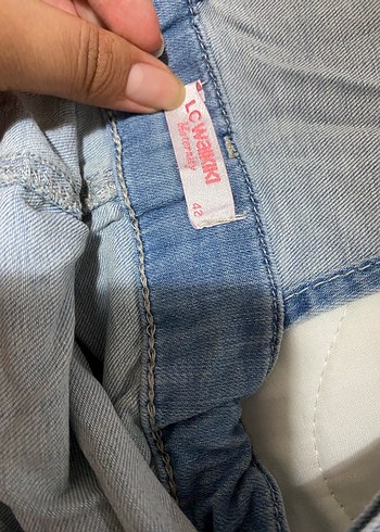 Hamile Mavi Denim Askılı Tulum - Görsel 6