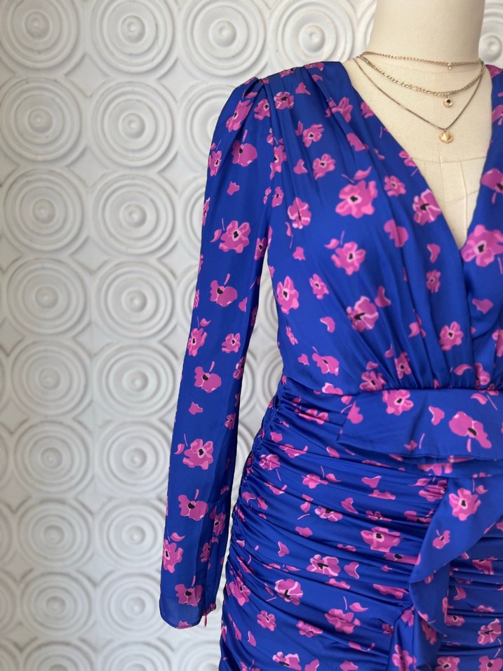 Yazlık şık mini elbise - Görsel 4